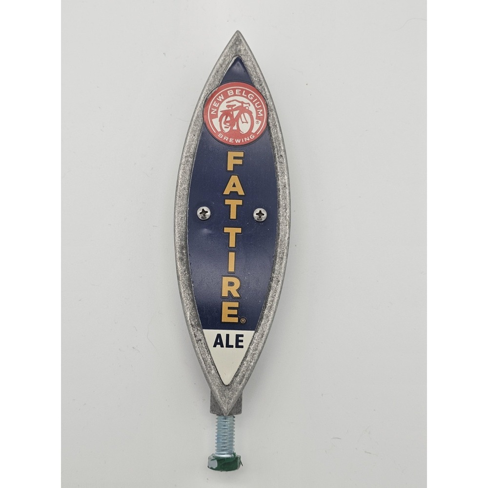 Fat Tire Ale Belgium Brewing Beer handle tap metal